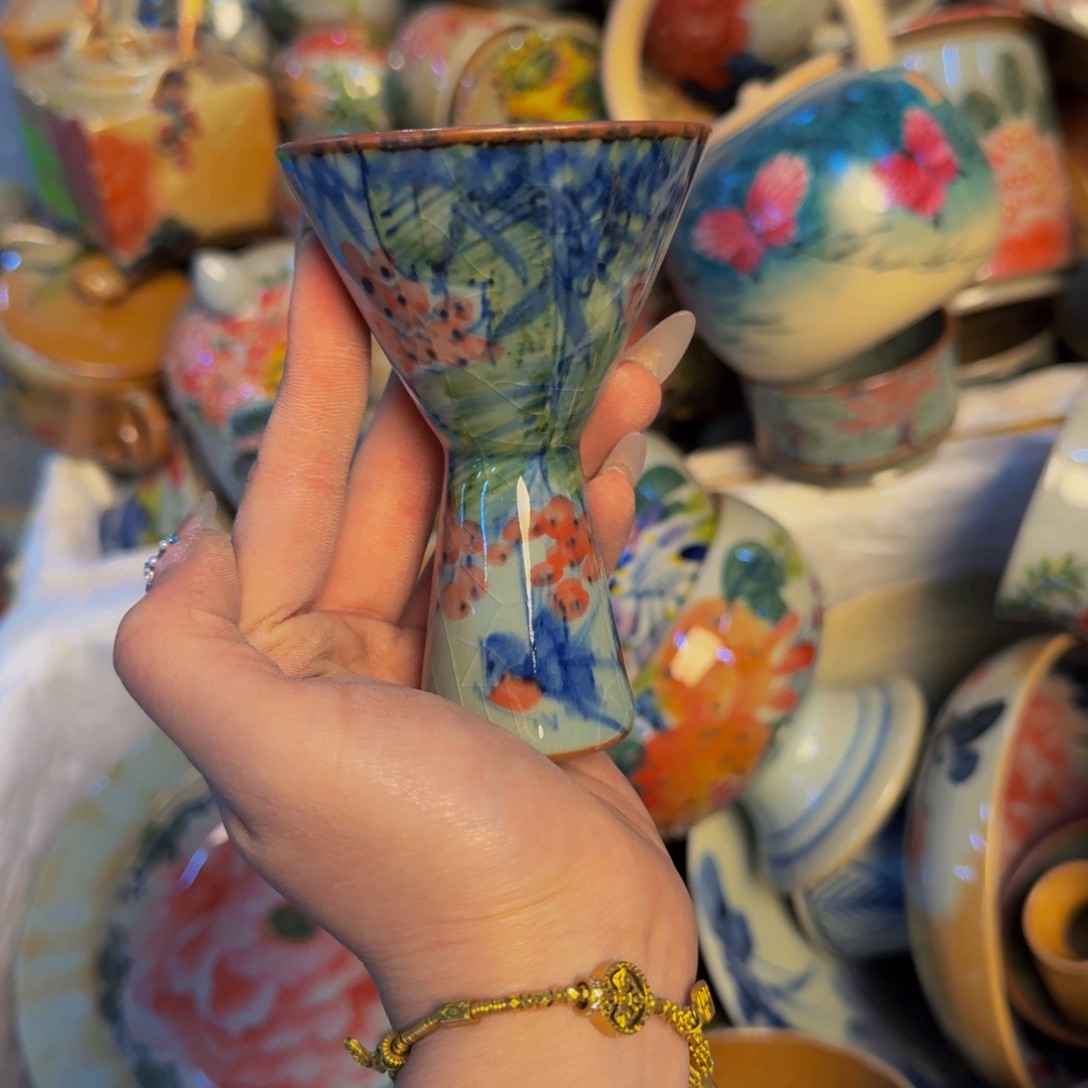 瓷片景德镇陶瓷手工手绘