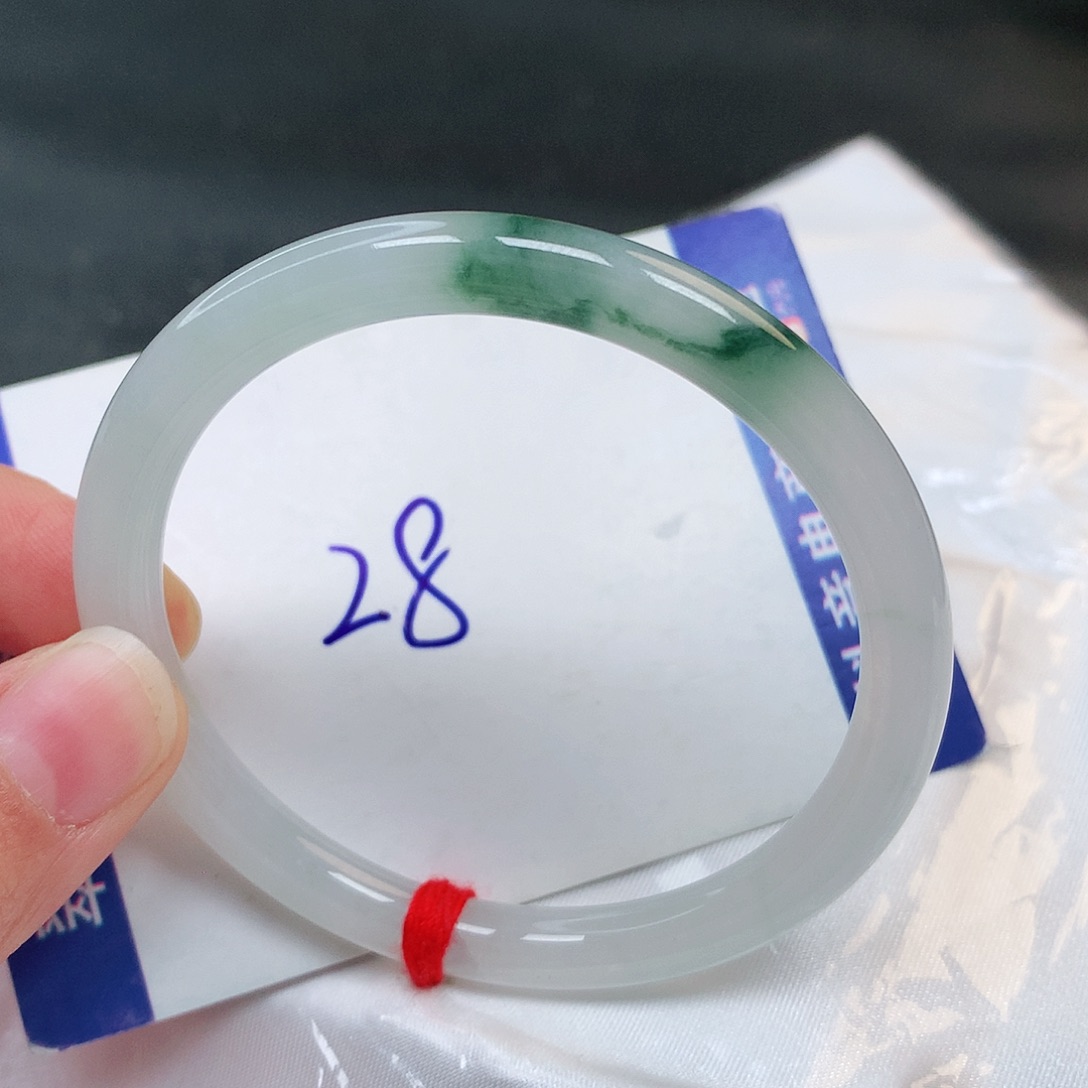 翡翠手镯未镶嵌金**宝28号