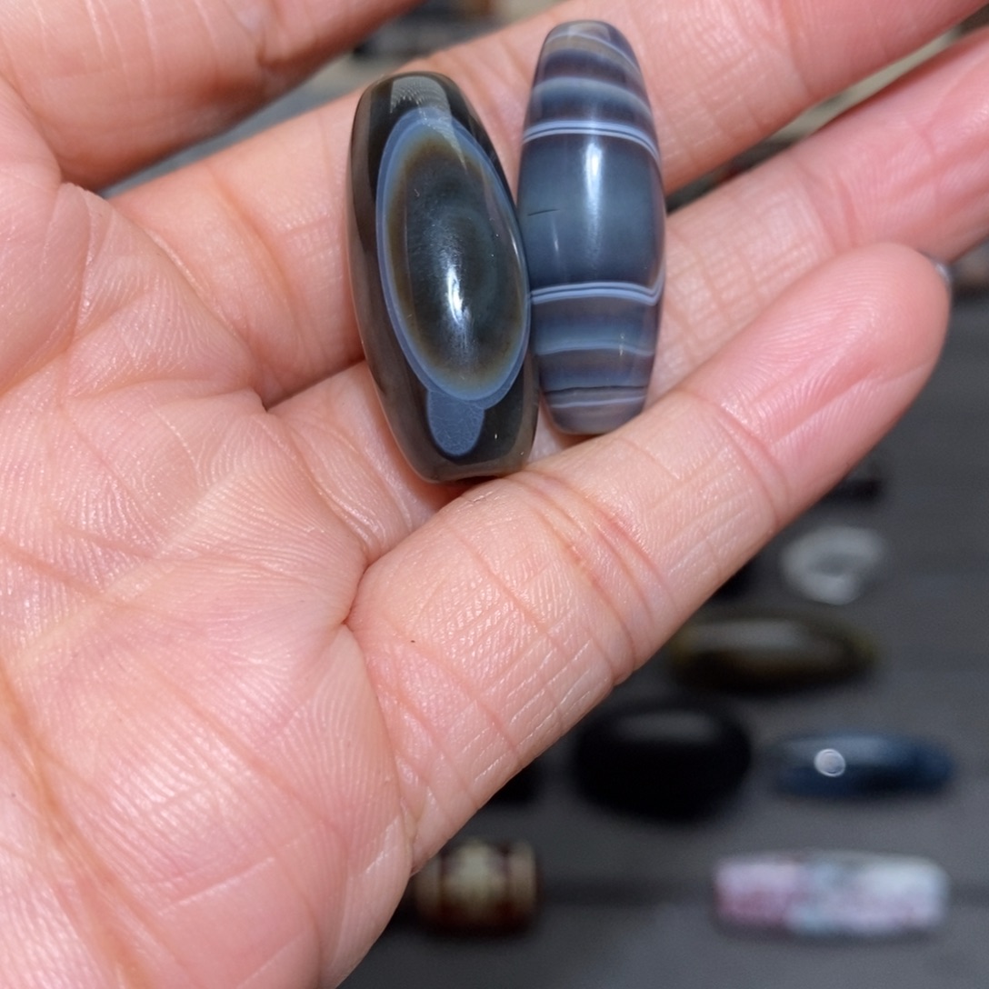 左***叶玛瑙/玉髓合金手链