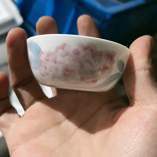 盘手绘杯一个陶瓷陶瓷一个