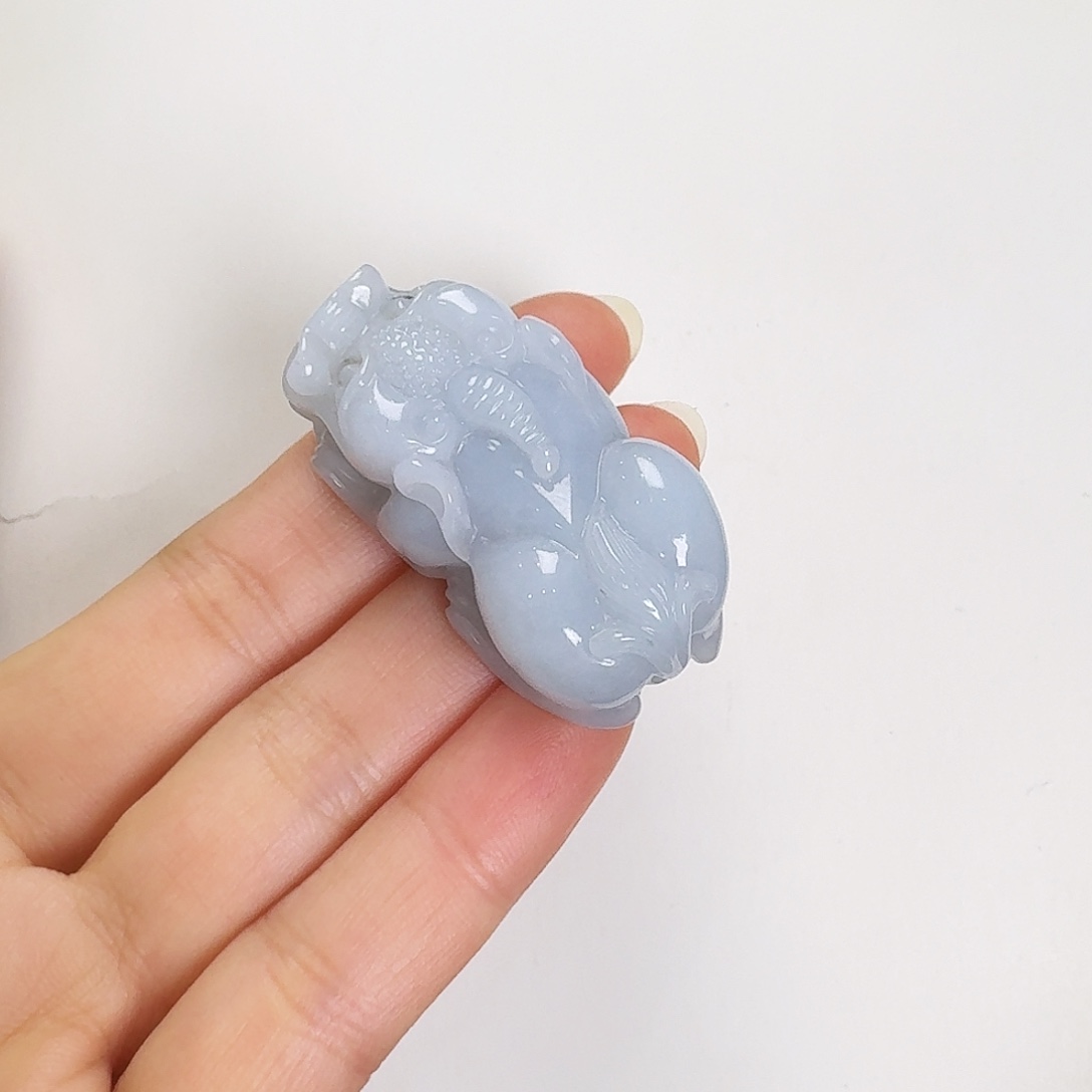 翡翠颈饰未镶嵌貔貅吊坠
