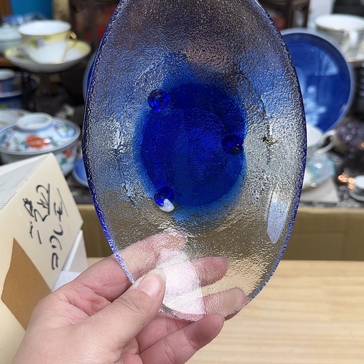 瓷片手作琉璃三足钵啊啊啊啊啊