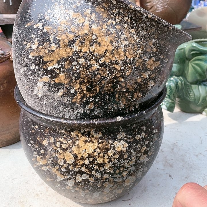 紫砂花盆瑕疵20.17花盆