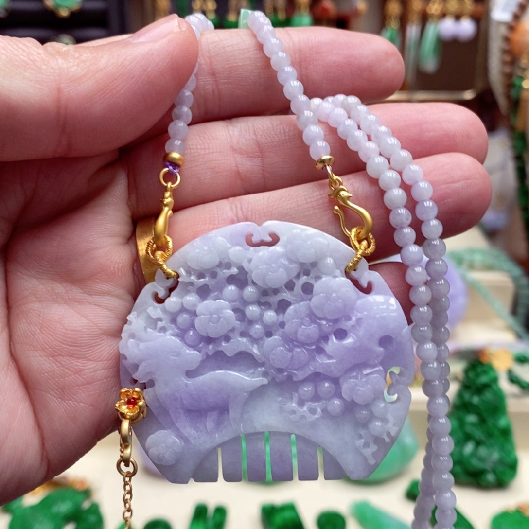 颈饰未镶嵌翡翠翡翠吊坠