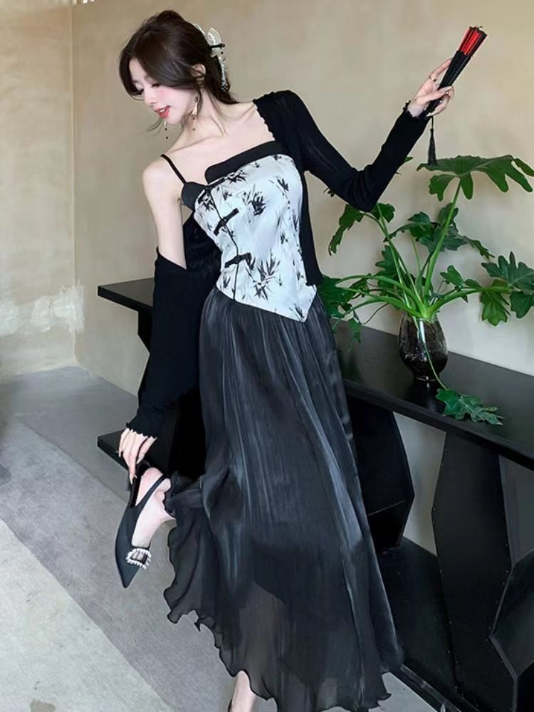 秋冬新款气质新中式国风显瘦上衣