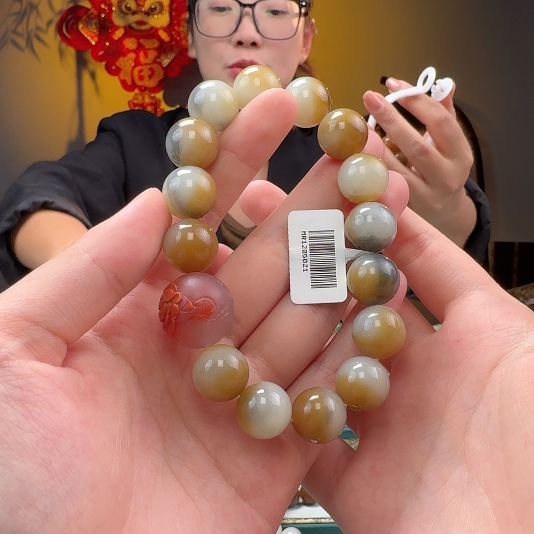 和田玉手串未镶嵌