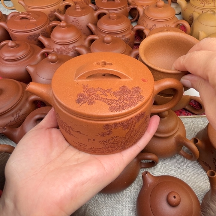 原降黄降坡刻绘明式汉瓦精工半手240c c