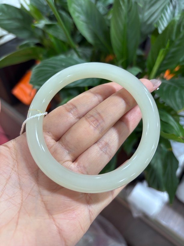 0134wt 和田玉青海料手镯57圈口