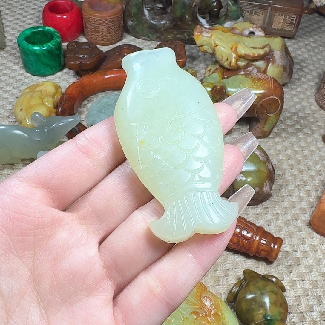 白玉菩提吊坠挂件