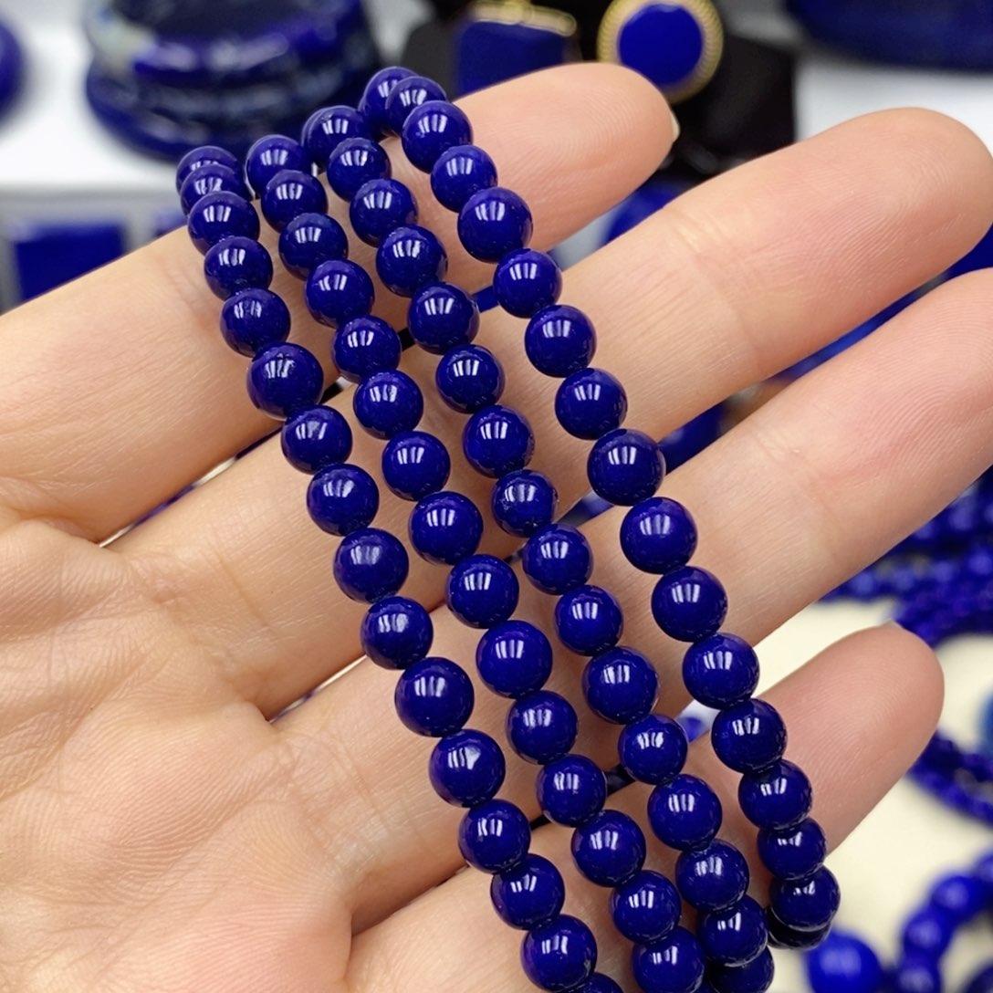 青金石手链未镶嵌慢*?