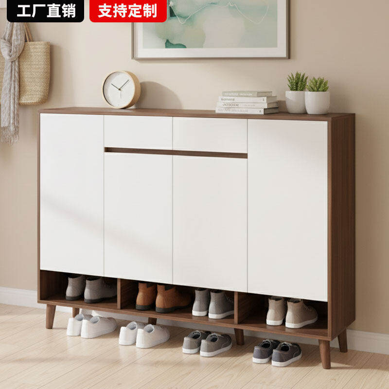 鞋柜门口入户柜收纳柜一体靠墙玄关柜家用门口外楼道柜子储物柜