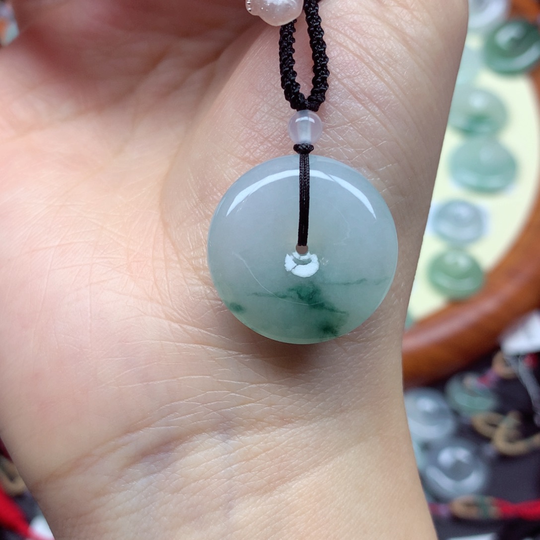 翡翠未镶嵌颈饰吊坠23/5.6mm