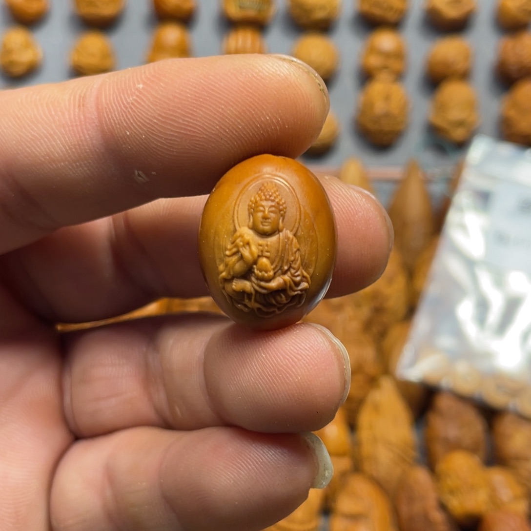 橄榄核手串/手链浮雕如来744