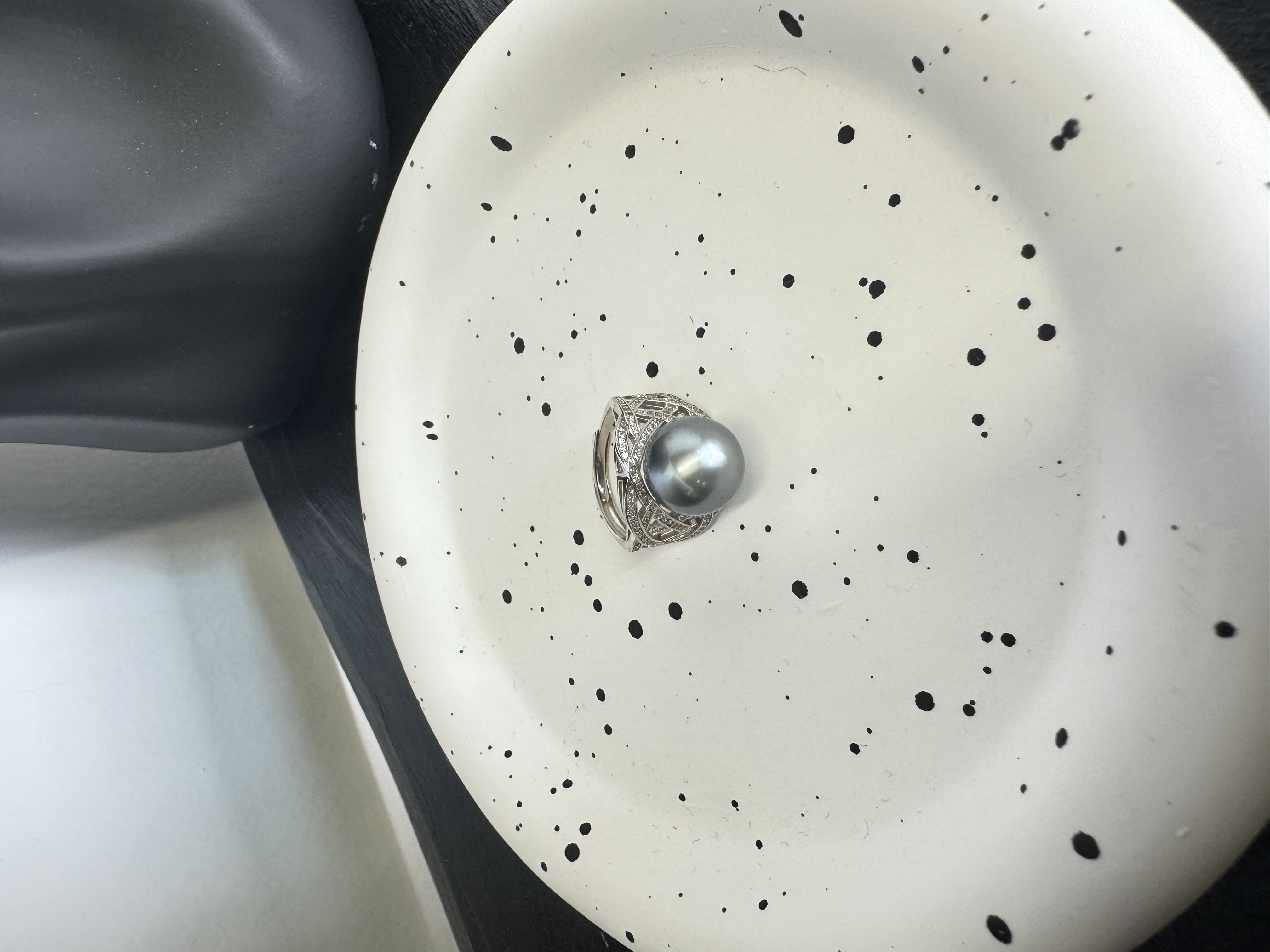 【单款单件】戒圈银S925镶嵌海水珍珠