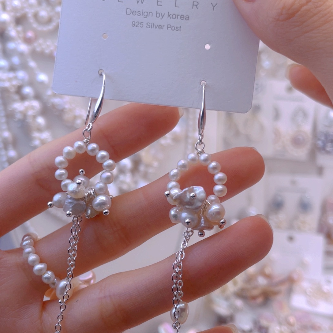 未镶嵌耳饰淡水珍珠