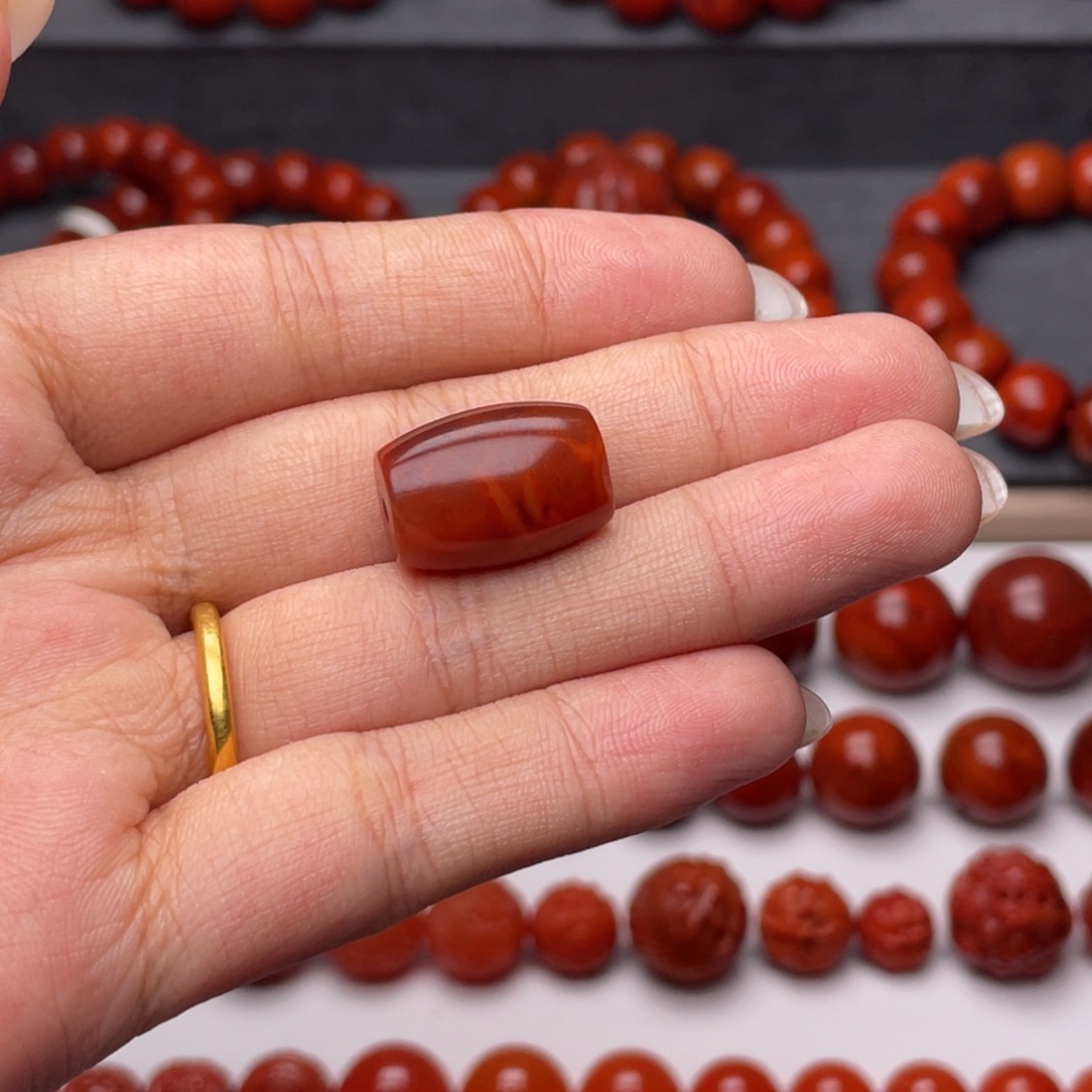 南红玛瑙未镶嵌手链Y12.3*17.3mm