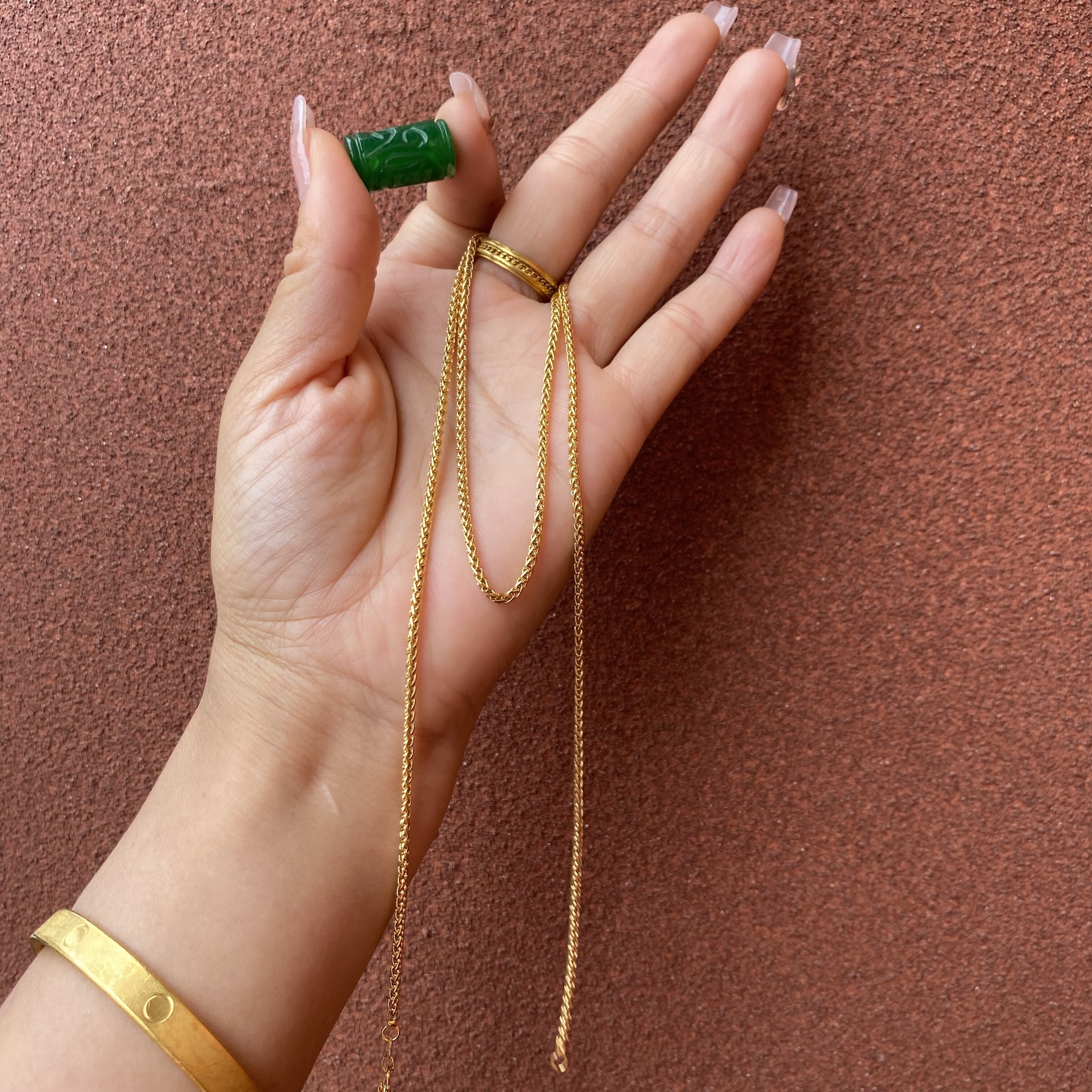 274-毛毛虫项链-玛瑙珠多样发一