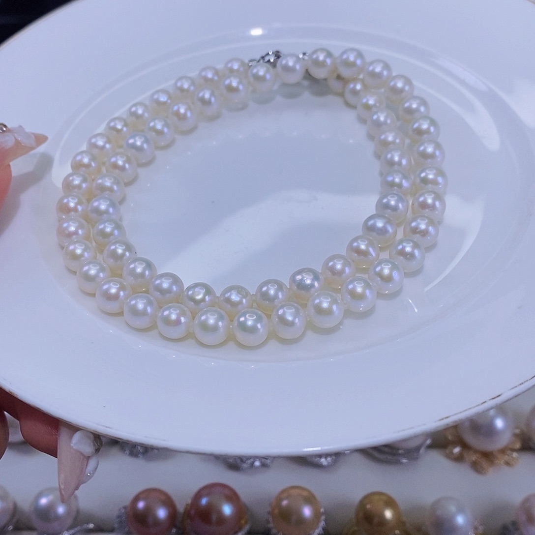 淡水珍珠颈饰未镶嵌向****?