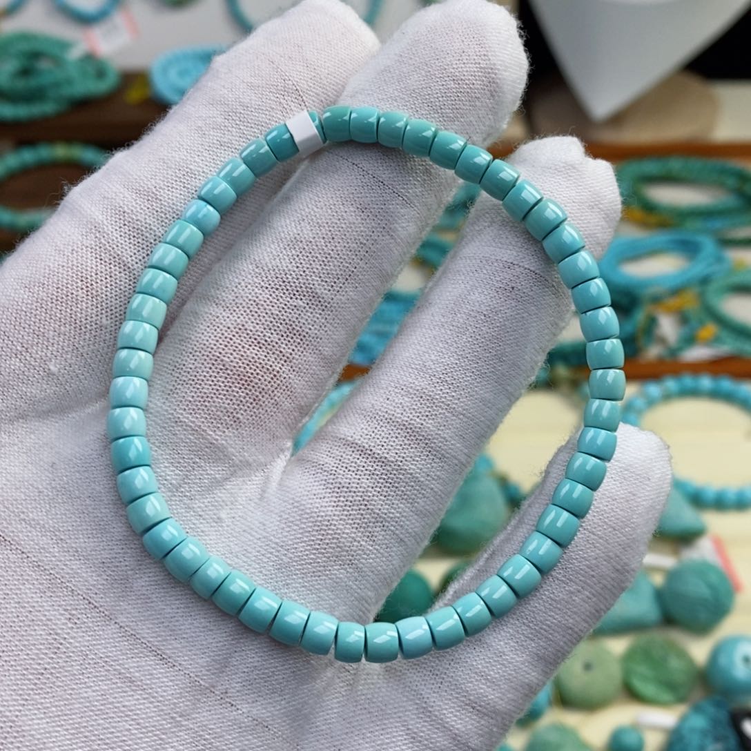 未镶嵌绿松石手串