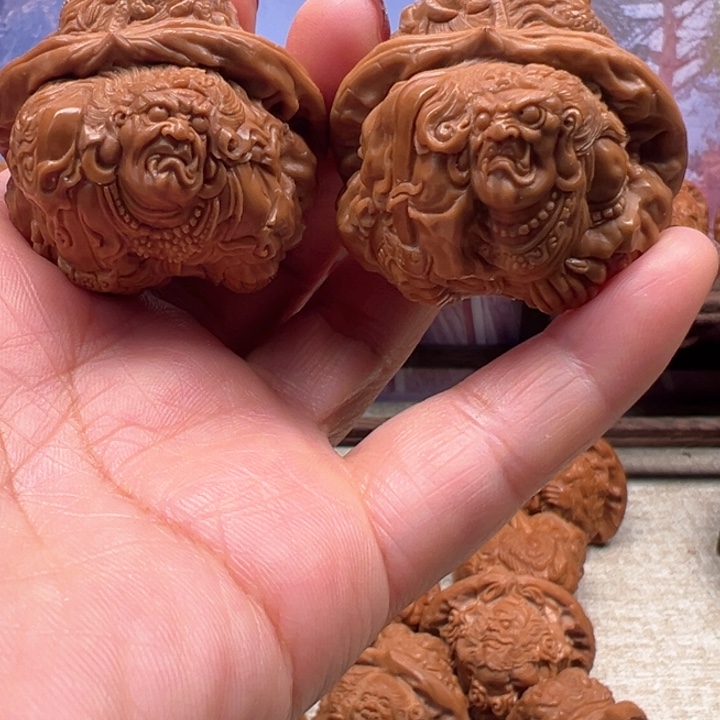 把件核桃蛤蟆头御龙明王