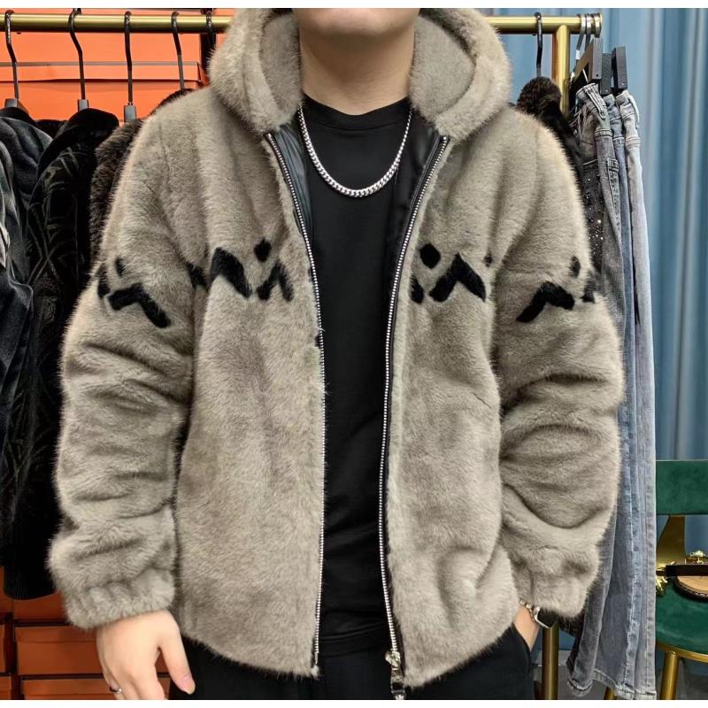 2024新款欧货男士外套冬季时尚休闲精品百搭保暖夹克外套潮流秋冬