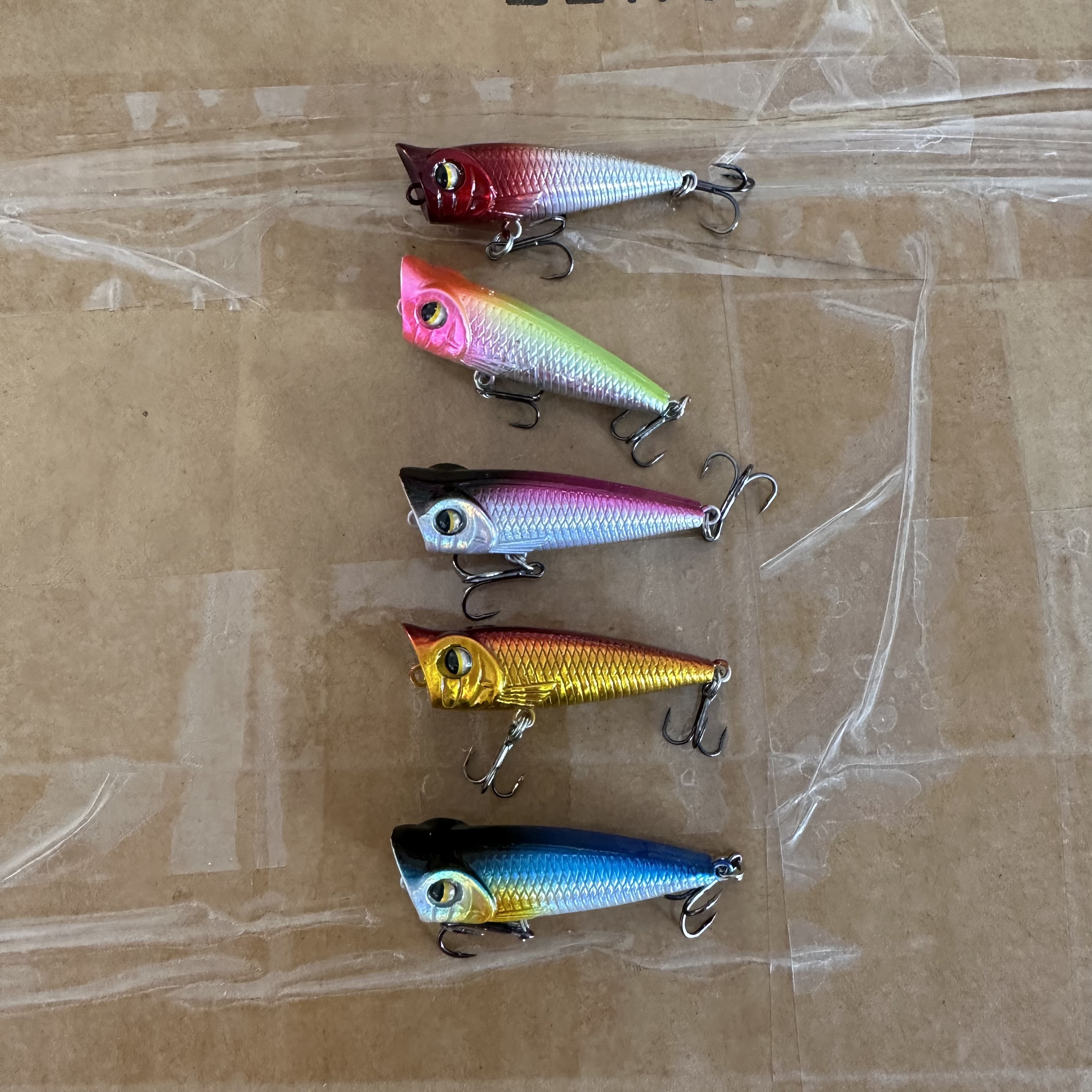 【老板娘】浮水路亚饵小波爬4克颜色随机