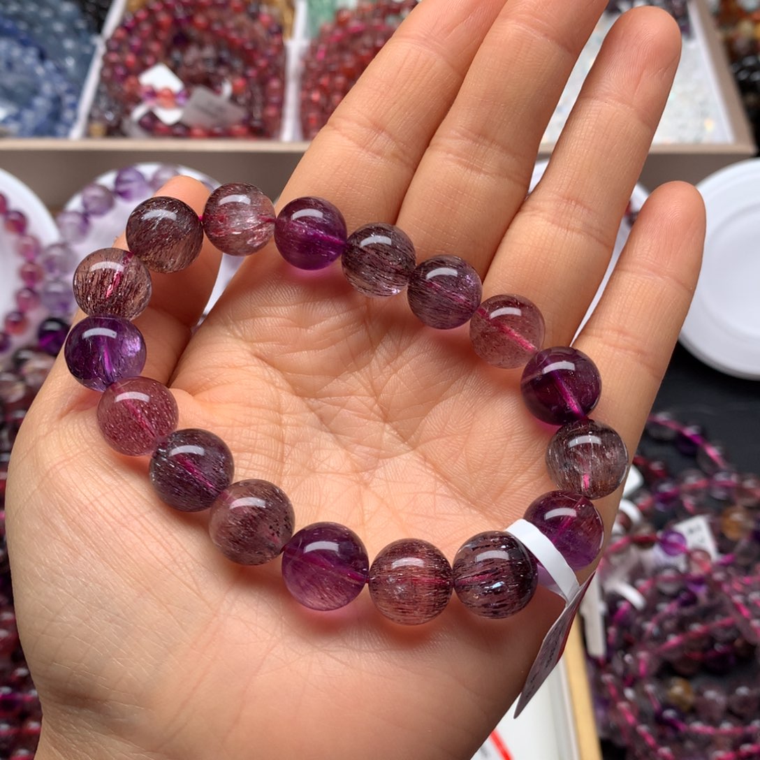 水晶手链未镶嵌超七12