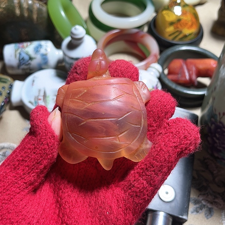 紫金钵盂菩提把件