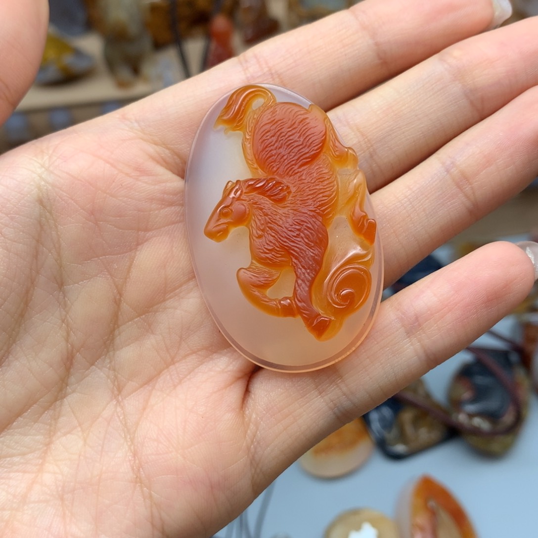 未镶嵌颈饰玛瑙/玉髓❄️****