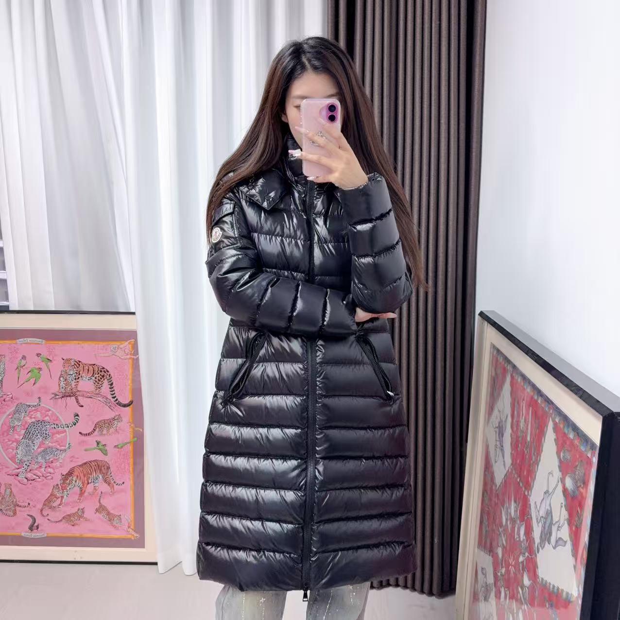 95新 MONCLER 麦殿/羽绒服长款2码/251024LXJYQ01