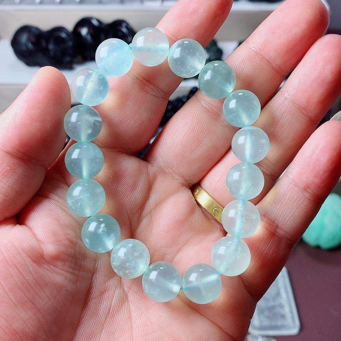 蛇纹石玉未镶嵌手串我****坑