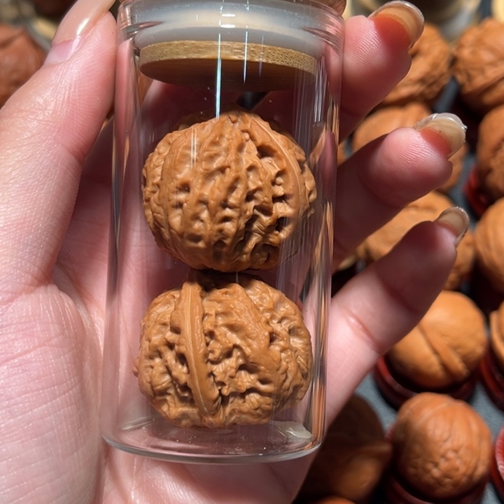 房***渡把件文玩核桃金公子