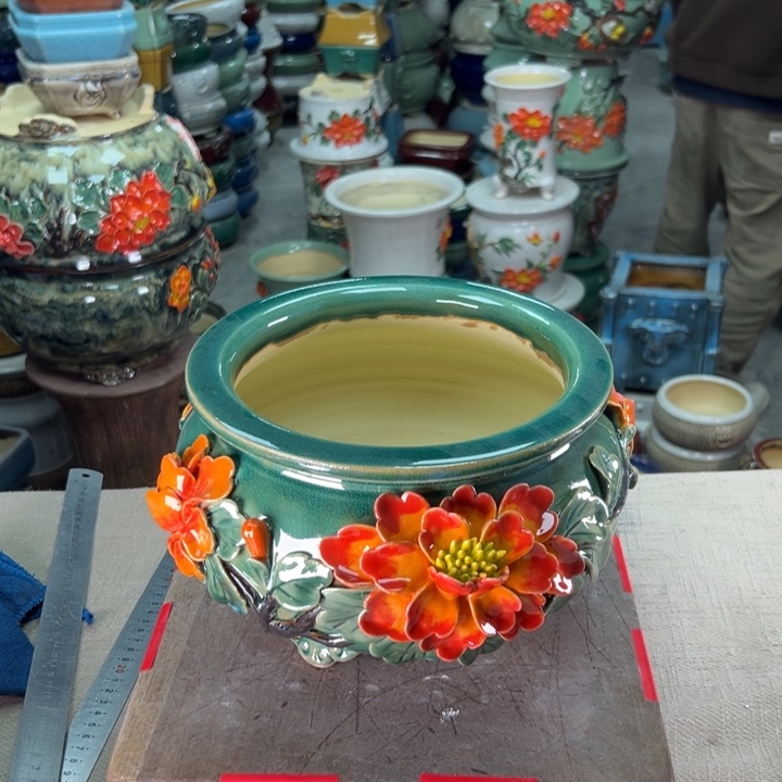 泳坤堂石湾盆陶瓷