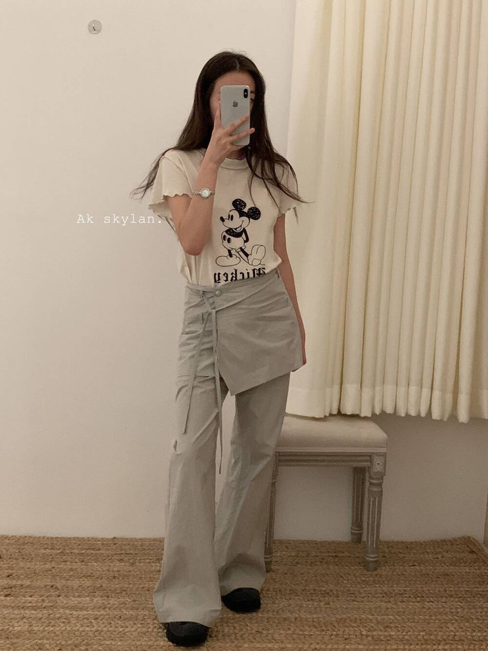 【MEILI SPEAK】2025夏季高腰显瘦屁帘工装裤