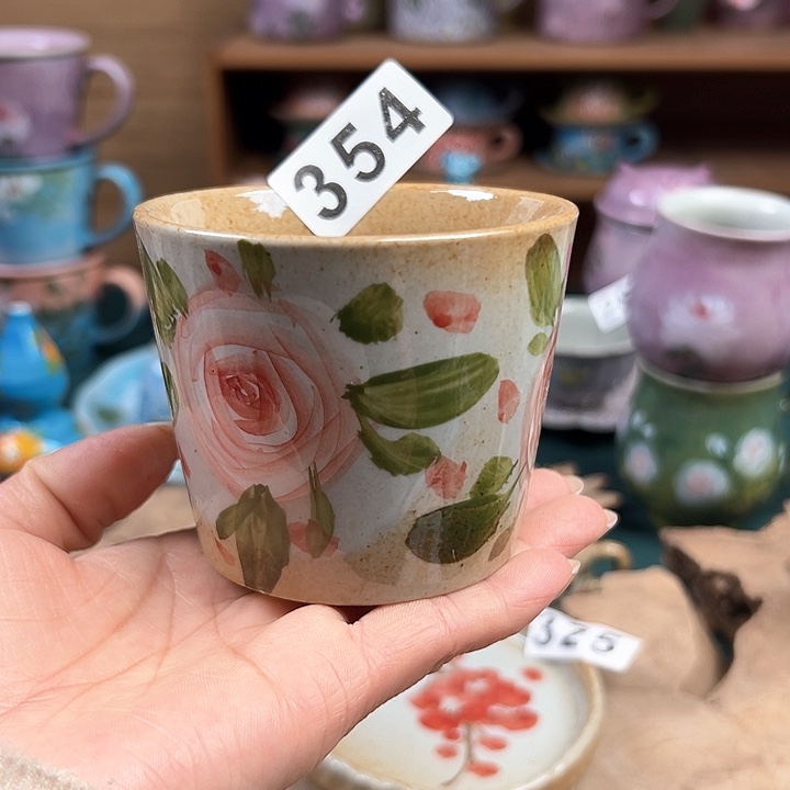 杯景德镇陶瓷手绘作品354