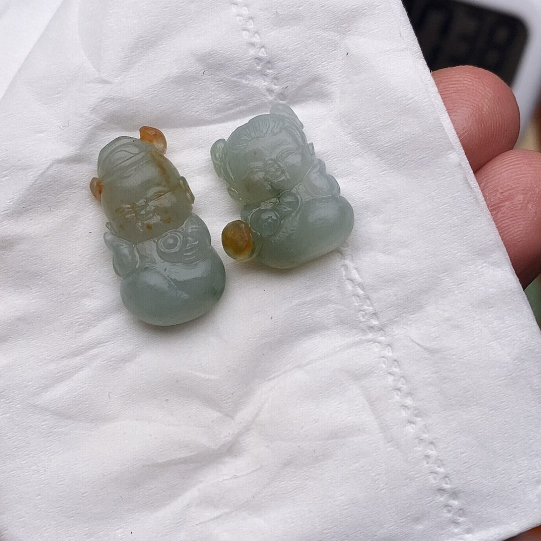 定制翡翠未镶嵌猫*