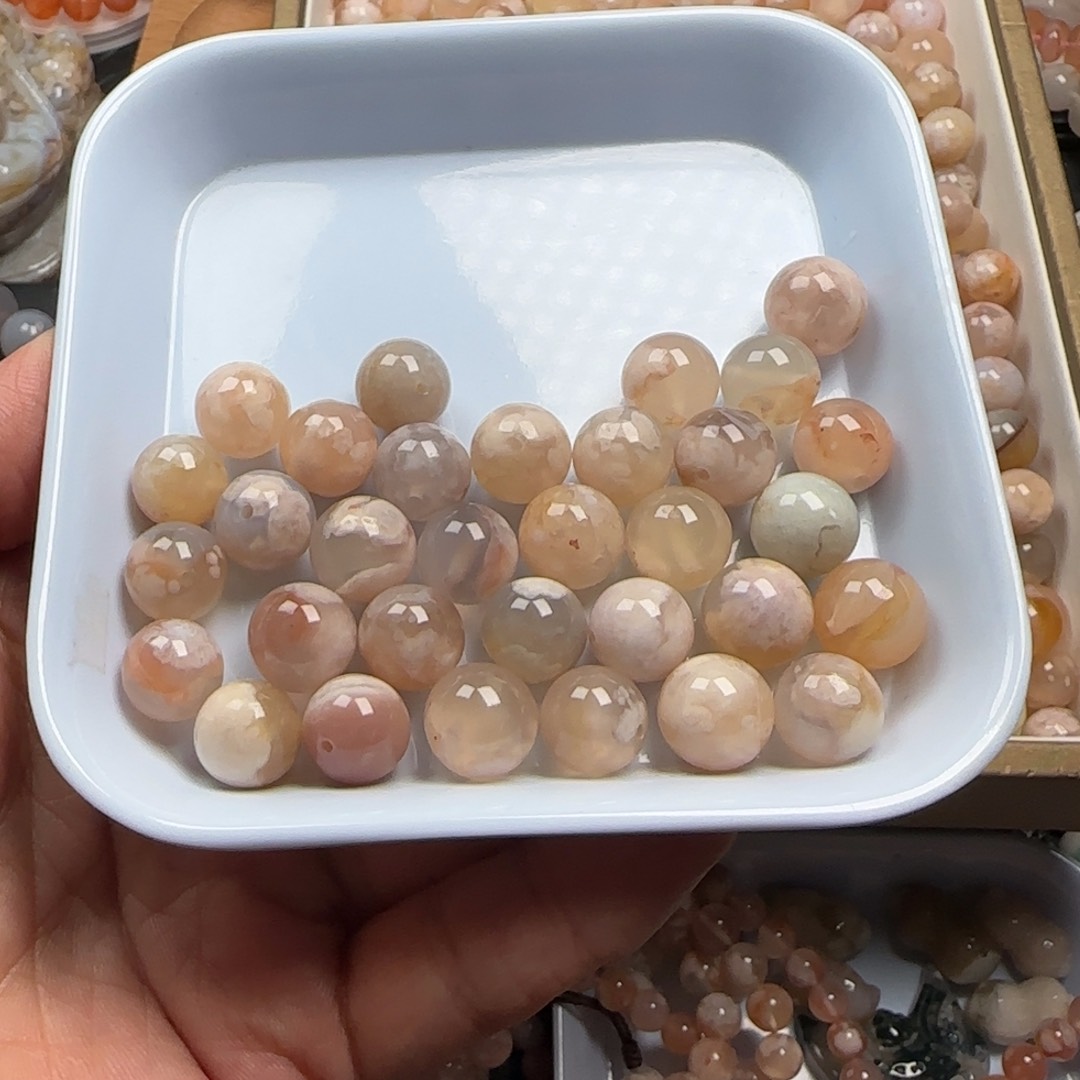 未镶嵌玛瑙/玉髓珠宝半成品