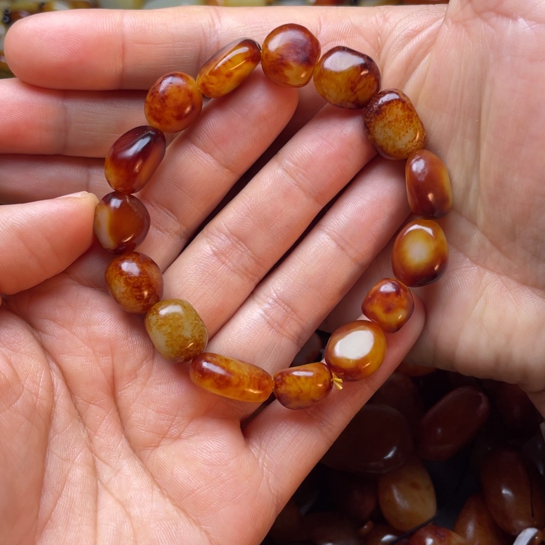 和田玉手链未镶嵌