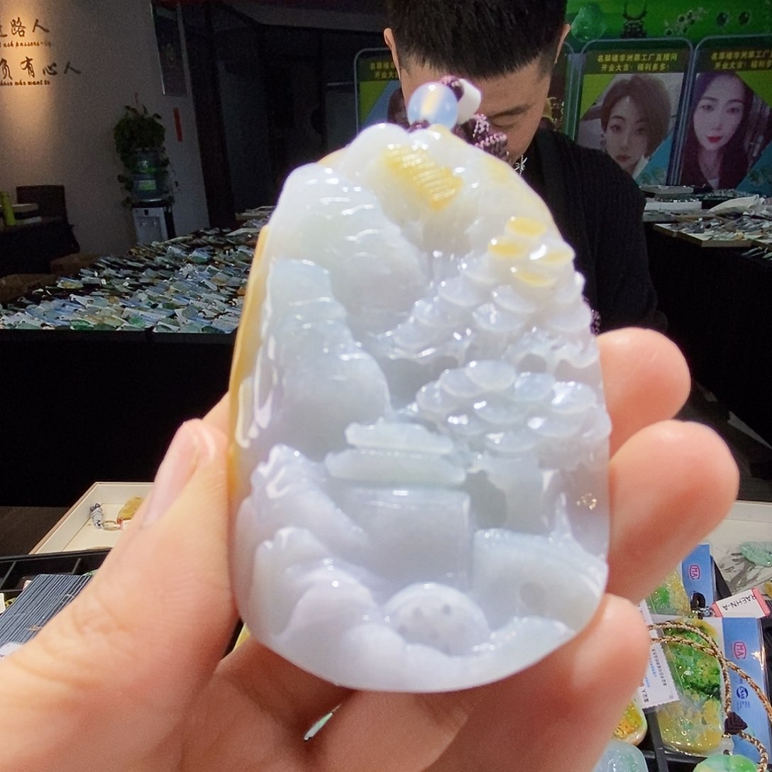 颈饰未镶嵌翡翠翡翠