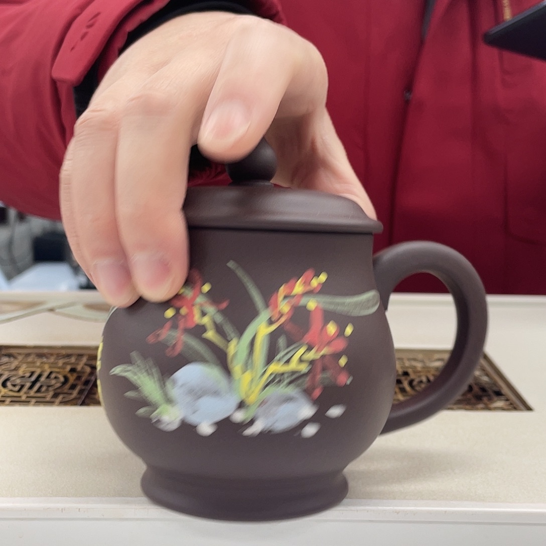 茶杯紫砂盖杯紫砂