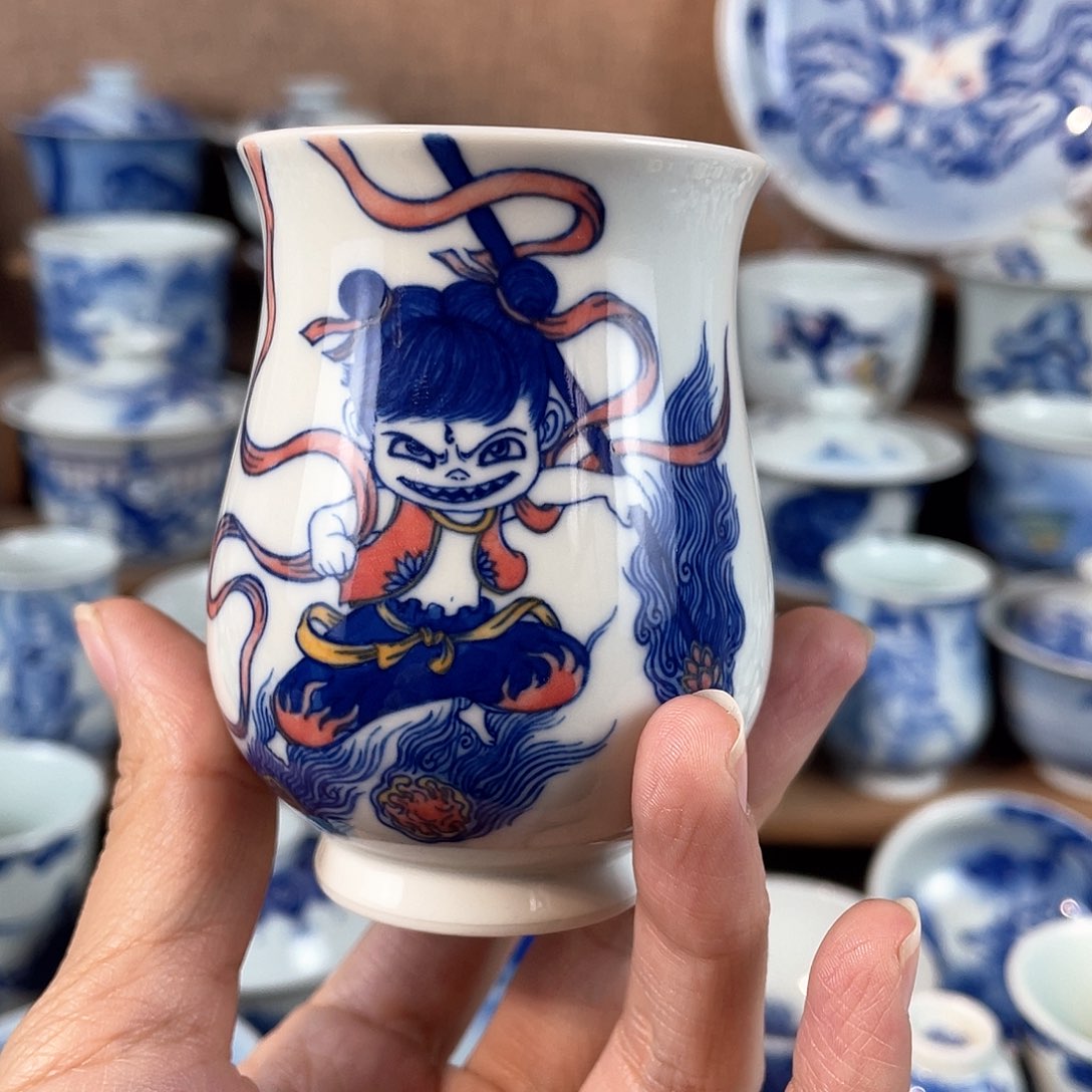 ?*?泥藝瓷梦哪吒玉兰杯