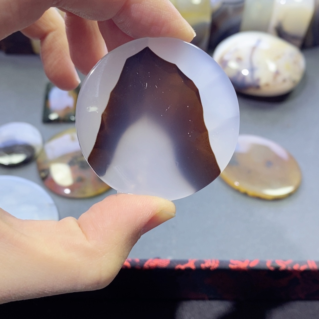 玛瑙/玉髓颈饰未镶嵌编号09