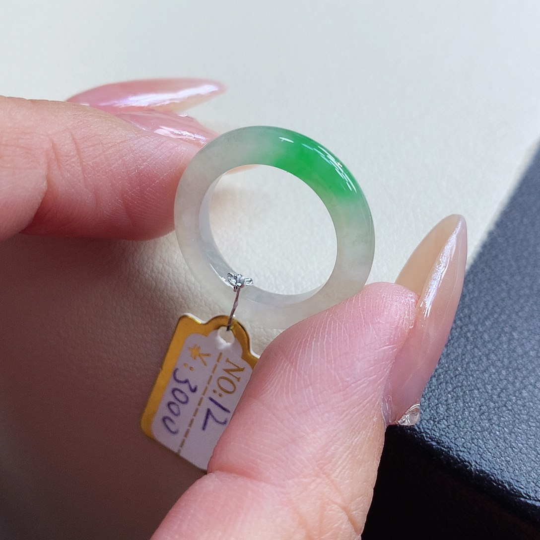 未镶嵌戒指翡翠12号