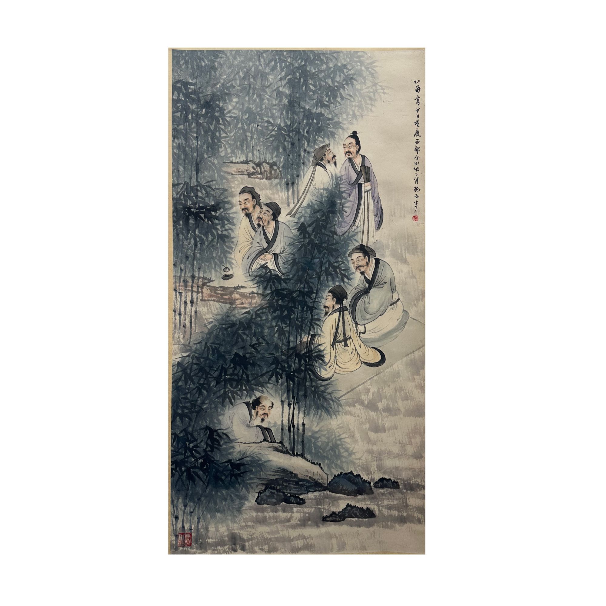 《竹林七贤图》W25-2045—68X137