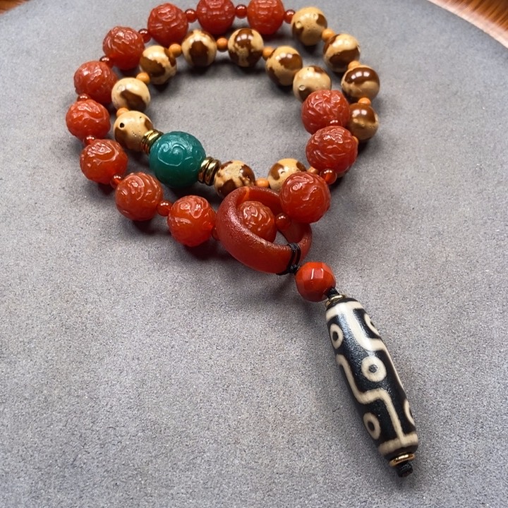 菩提把件未镶嵌熊猫鼠