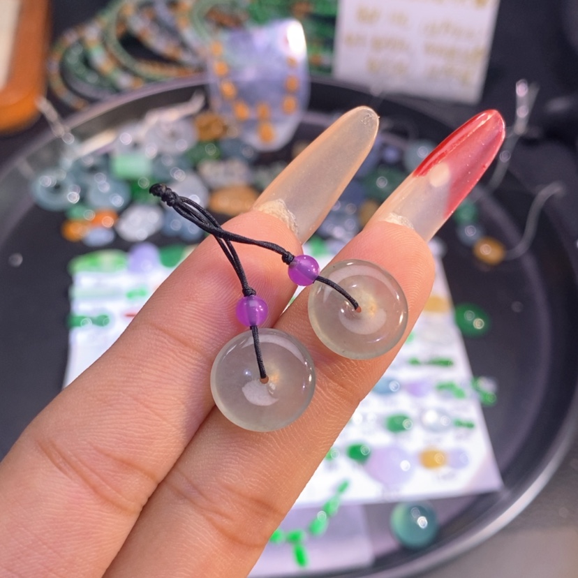 【闪购商品】翡翠挂件未镶嵌扣子