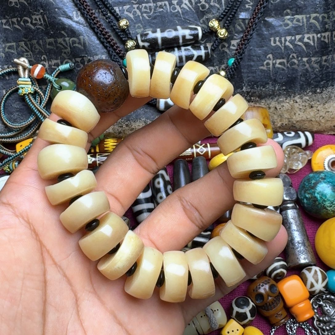 金刚菩提手串牦牛骨2