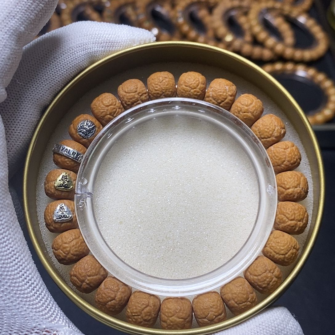 猴头核桃手串四标饕餮 10左右 全品 216号