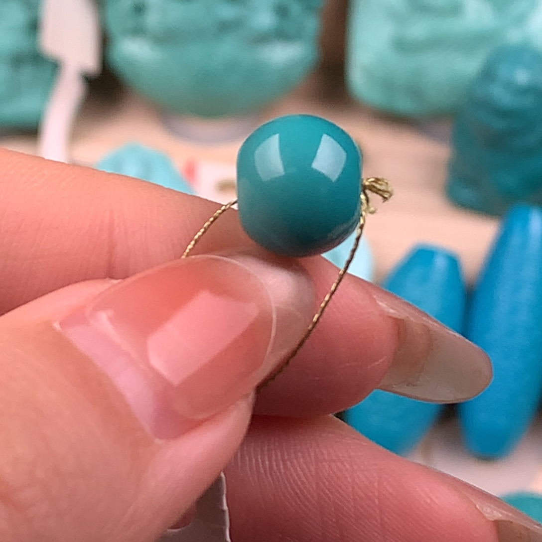 绿松石未镶嵌老型10.5