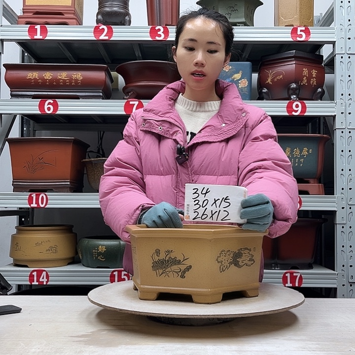 紫砂花盆紫砂花盆